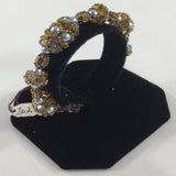 Bracelet, Light blue Swarovski bead pearl bracelet.  Size 6