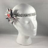 Accessory, Red, Black and White Bow Headband.  Child age 12-18 mos