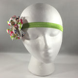 Accessory, Headband with Disney and colored ribbon bow.  Child age 12-18 mos
