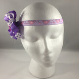 Accessory, Headband with Purple Bow, Baby age 6-12 mos