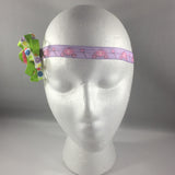 Accessory, Headband with Green Bow, Baby age 3-6 mos