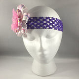 Accessory, Headband with Hand Made Pink Ribbon Bow, Child