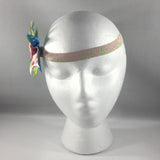 Accessory, Headband with Color Splash Ribbon Bow, Baby age 6-12 mos