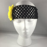 Accessory, Headband with Yellow Crocheted Flower, Adult