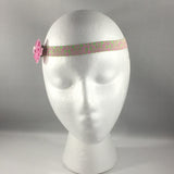 Accessory, Headband with Small Pink Bow, Baby age 3-6 mos
