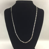 18" Figaro chain, sterling