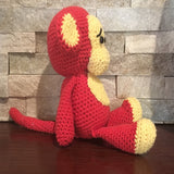 Crochet, Red Naughty Monkey (Sold)