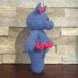 Crochet, Blue Hippo