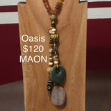 Necklace, Cocopah "Midnight at the Oasis"