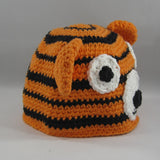 Crochet Hat, Orange Tiger, Large 18mos to 5yrs
