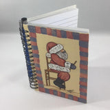 Painted Notepad, "Pipsqueaks" Pattern, Lined Pages