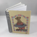 Painted Notepad, "Pipsqueaks" Pattern, Lined Pages